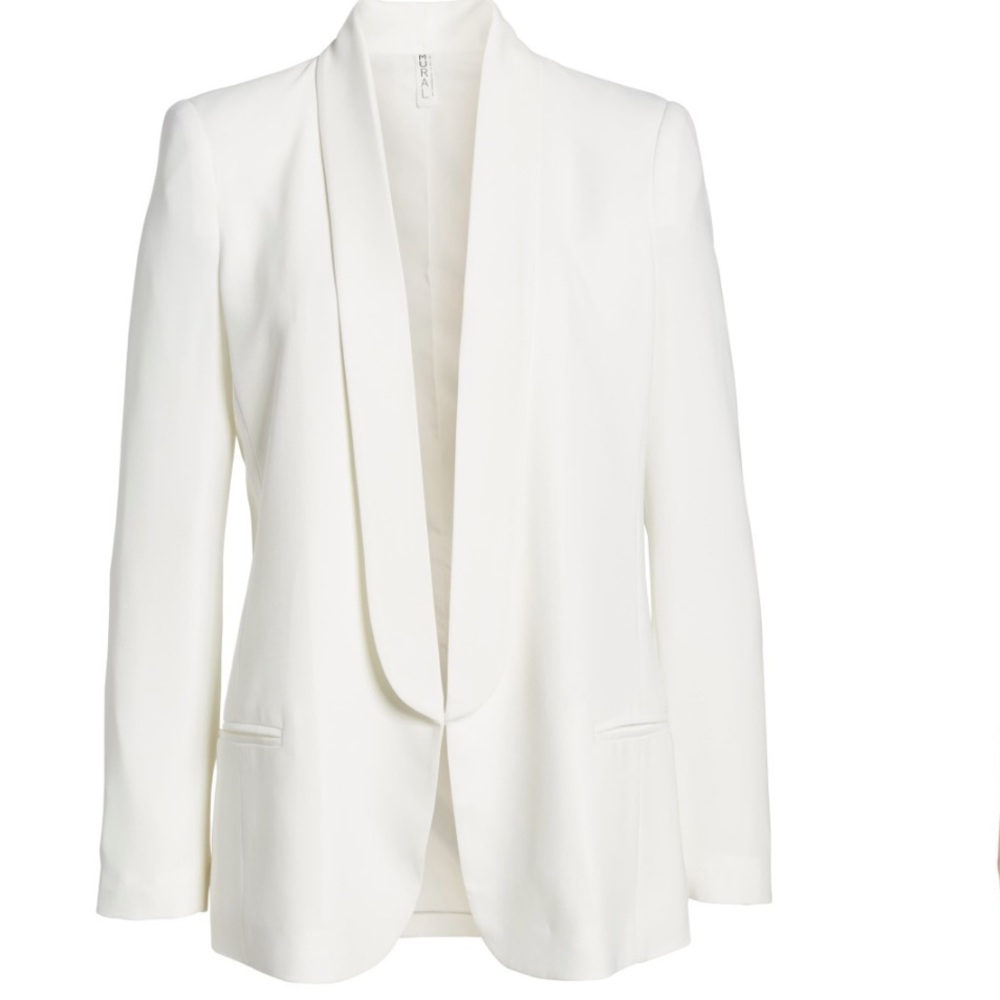 BRAND NEW MURAL SLOUCHY BOYFRIEND BLAZER